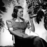 Bette Davis Garden Portrait by George Hurrell Photography Print