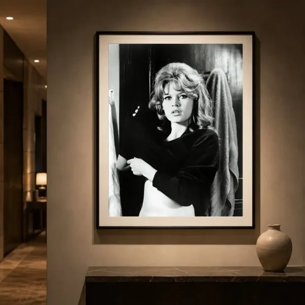 Brigitte Bardot Black Sweater Portrait Photography Print