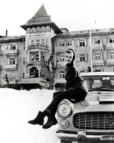 Brigitte Bardot at the Miramonti Hotel Cortina, 1959 Photography Print