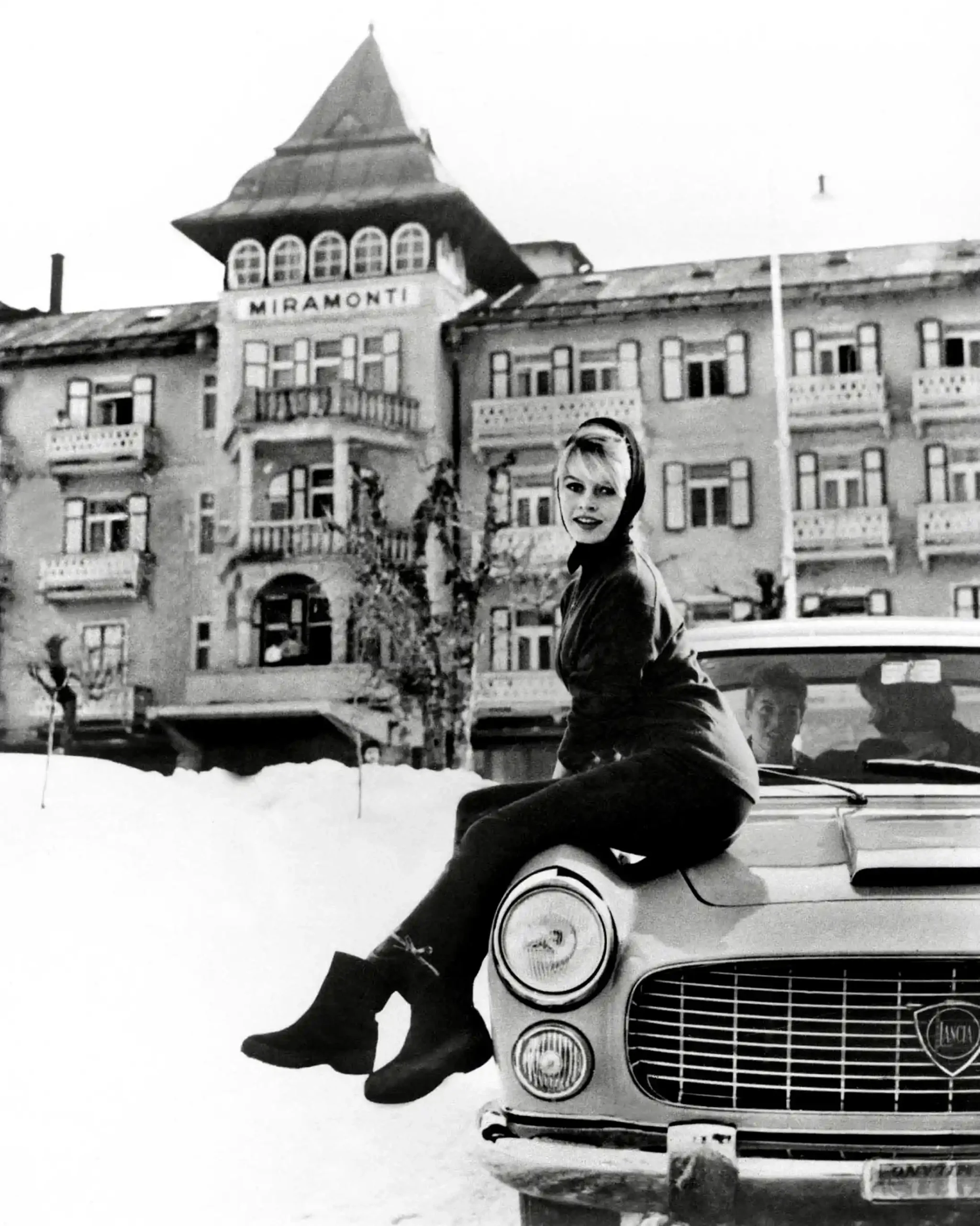 Brigitte Bardot at the Miramonti Hotel Cortina, 1959 Photography Print