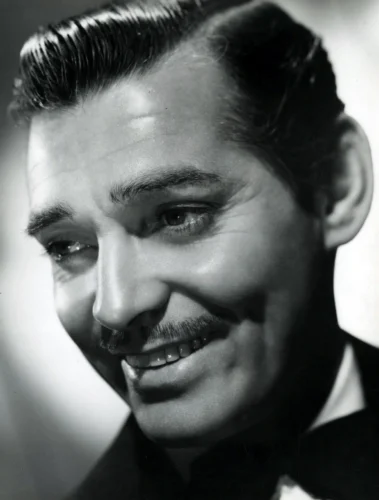 Clark Gable Close-Up Portrait, Classic Hollywood Wall Photography Print