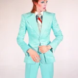 David Bowie Life on Mars 1973 Turquoise Suit Photography Print
