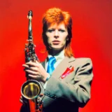 David Bowie Saxophone Portrait, Ziggy Stardust Era Photography Print