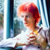 David Bowie Window Portrait 1972, Glam Rock Photography Print