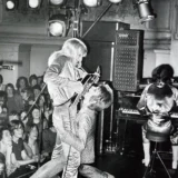 David Bowie and Mick Ronson Stage Performance Photography Print