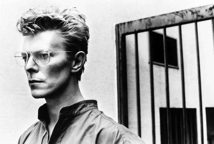 David Bowie Monte Carlo — sophisticated black and white portrait of David Bowie in Monte Carlo