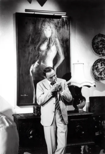 Frank Sinatra White Suit Poster, Interior Candid Photo Print