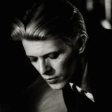 David Bowie in Los Angeles Restaurant Monochrome Photography Print