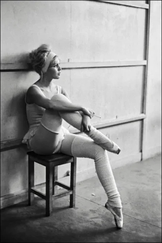 Brigitte Bardot Ballet Studio 1961 Black and White Photography Print