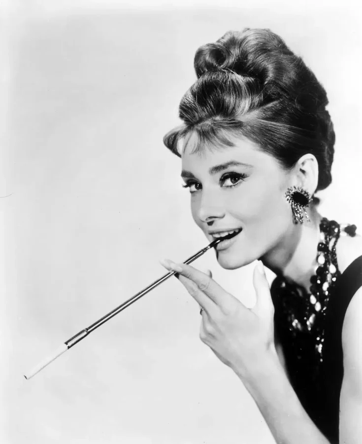 Audrey Hepburn Two Publicity Stills print showing two publicity stills with archival tone