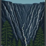 Black Canyon of the Gunnison National Park Colorado Wall Art Print