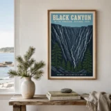 Black Canyon of the Gunnison National Park Colorado Wall Art Print
