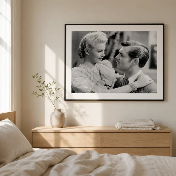 Clark Gable and Lana Turner MGM Studio Publicity Photography Print