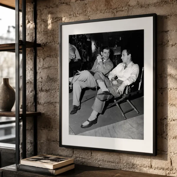 Clark Gable and Keenan Wynn The Hucksters Behind-the-Scenes Photography Print