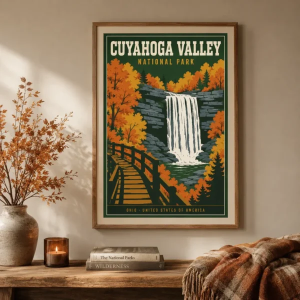 Cuyahoga Valley National Park, Ohio, Vintage Art Print