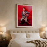 David Bowie Ziggy Stardust Red Room Portrait Photography Print