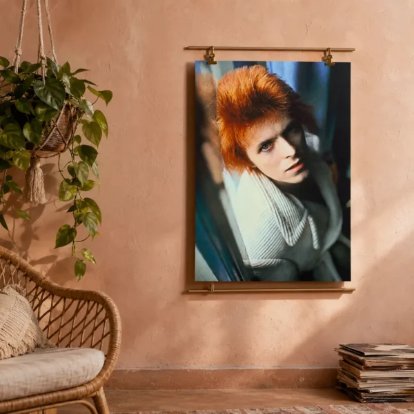 David Bowie Red Hair Closeup 1972-1973 Ziggy Stardust Photography Print