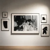 David Bowie, Mick Jagger and Lou Reed Cafe Royal Photography Print