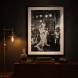 David Bowie and Mick Ronson Stage Performance Photography Print