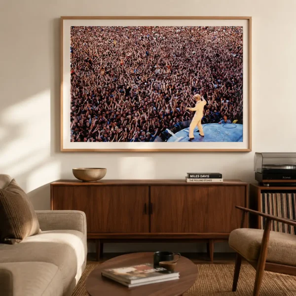 David Bowie at Milton Keynes Bowl 1983 Serious Moonlight Photography Print