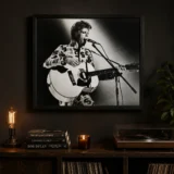 David Bowie onstage as Ziggy Stardust Performing Guitar Photography Print