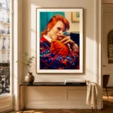 David Bowie Backstage Smoking Ziggy Stardust Candid Photography Print