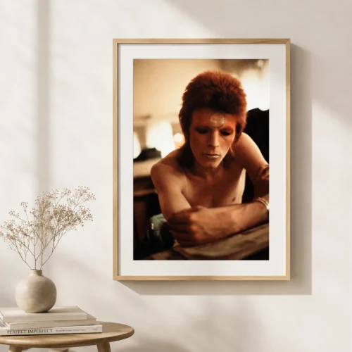 David Bowie as Ziggy Stardust, Intimate 1973 Portrait Photography Print