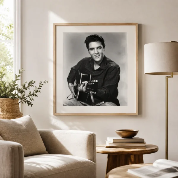 Elvis Presley King Creole Guitar Close-Up Poster, 1958 Print