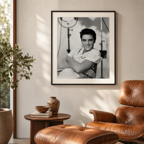 Elvis Presley King Creole Studio Poster, 1958 Portrait Print