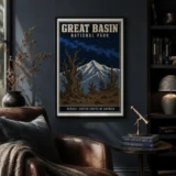 Great Basin National Park Nevada Vintage Bristlecone Art Print