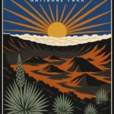 Haleakalā National Park Hawaii, Maui Island Vintage Travel Poster