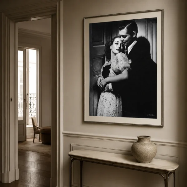 Love on the Run Joan Crawford and Clark Gable Photography Print