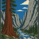 Kings Canyon National Park California Giant Sequoia Art Print