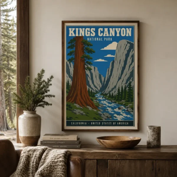 Kings Canyon National Park California Giant Sequoia Art Print