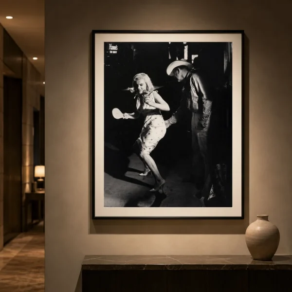 Marilyn Monroe and Clark Gable, The Misfits Candid Photography Print