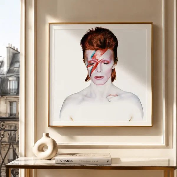 David Bowie Aladdin Sane Eyes Closed Photography Print