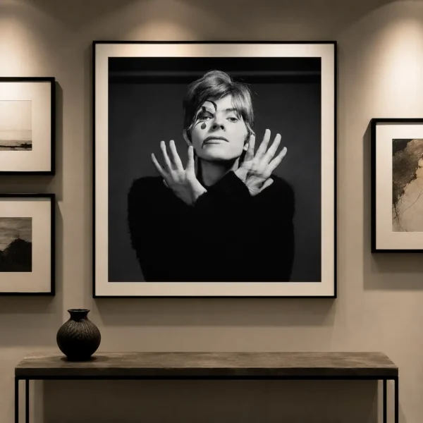 David Bowie Aladdin Sane Hands Black and White Photography Print