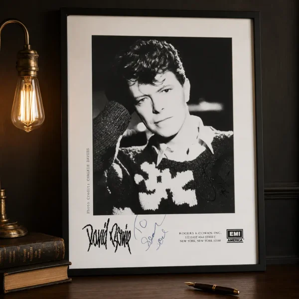 David Bowie EMI Promo Portrait by Chalkie Davies Photography Print