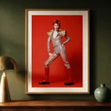 David Bowie Ziggy Stardust Glam Era, Music Photography Print