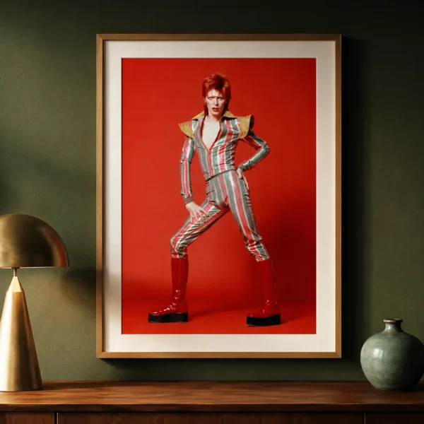 David Bowie Ziggy Stardust Glam Era, Music Photography Print