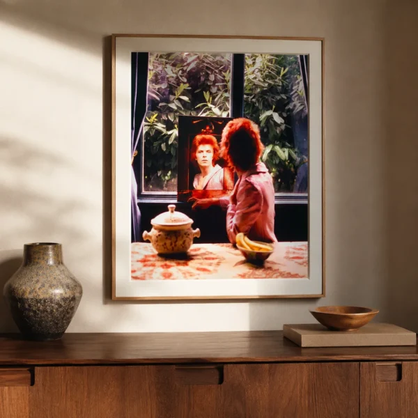 David Bowie Mirror Reflection Ziggy Stardust Photography Print