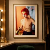 David Bowie Ziggy Stardust Makeup Application Photography Print