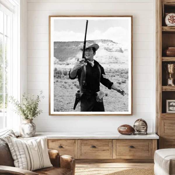 Sinatra Western Poster, Frank Sinatra Cowboy Wall Art