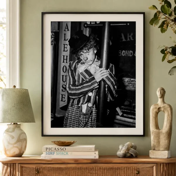 Frank Sinatra Striped Costume Poster, Character Photo Print