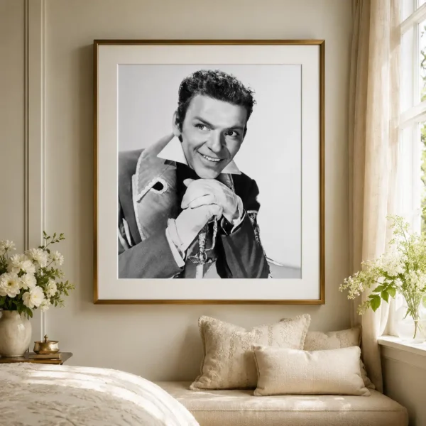 Frank Sinatra Young Costume Poster, Theatrical Portrait Photography Print