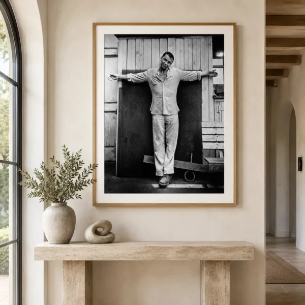Frank Sinatra Casual Full Body Poster, Relaxed Photo Print