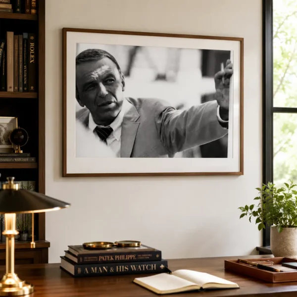 Frank Sinatra Arm Extended Poster, Candid Suit Photo Print