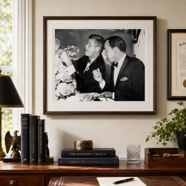 Frank Sinatra Formal Table Poster, Historic Event Photo Print