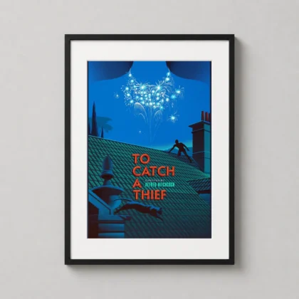 Laurent Durieux Catch Thief Poster - movie poster from MerchFuse