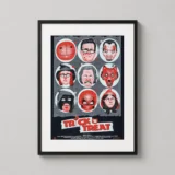 Trick 'r Treat Mask Sheet Movie Poster by Phantom City Creative